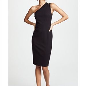 Bailey44 one shoulder black dress